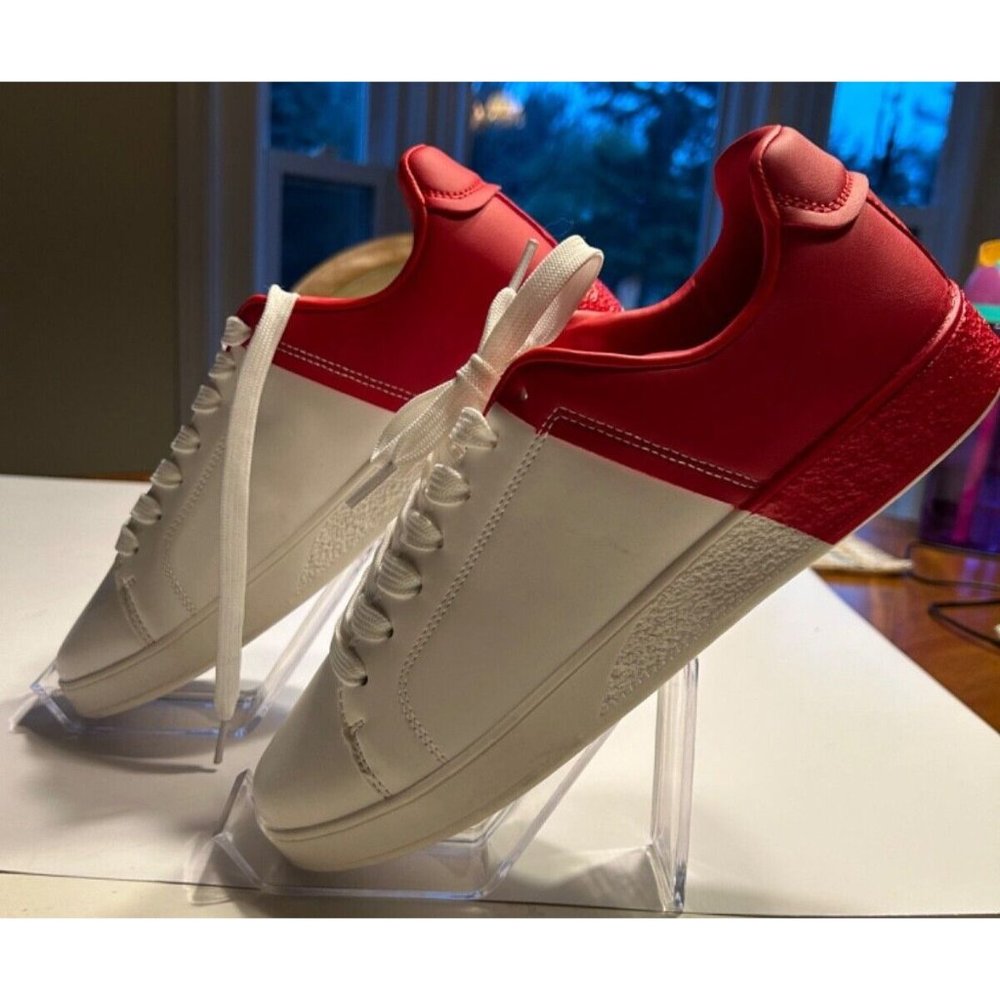 Journee Collection From Target Size 10 Tru Comfort Foam Sneaker Red and White